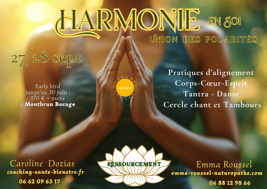 STAGE harmonie en soi femmes cercle naturopathie Rabastens Ariège tantra